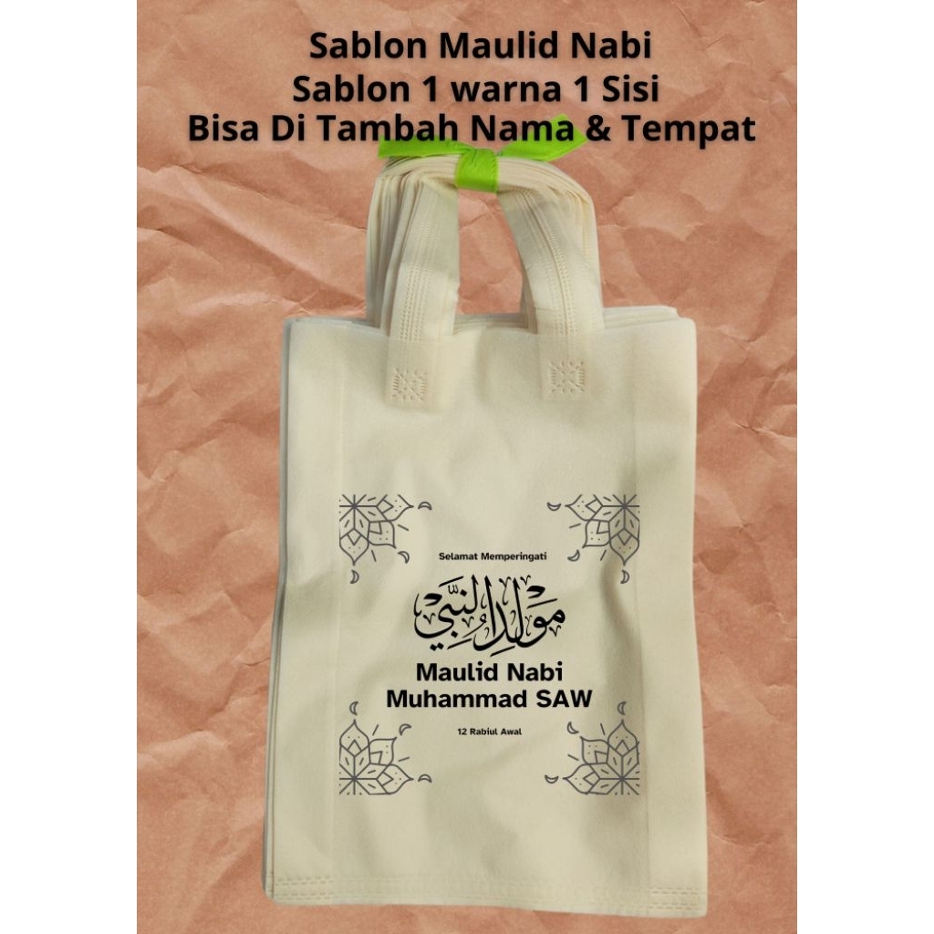 

Tas Maulid Nabi Muhammad Bisa Custom ,goodie bag Maulid nabi ,tas maulid nabi,tas souvenir maulid nabi pernikahan,goodie bag ulang tahun,ultah,custom,bebas,murah