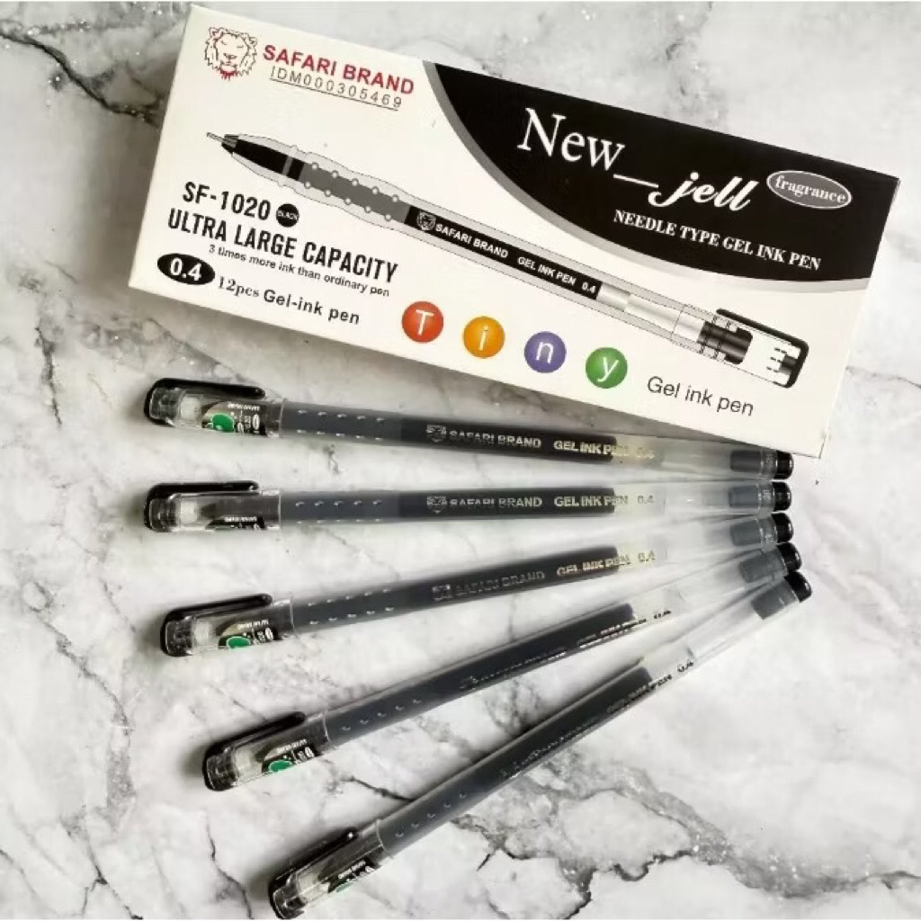 

( 1 BIJI ) BULPEN NEW GEL SAFARI BRAND 0,4 HITAM