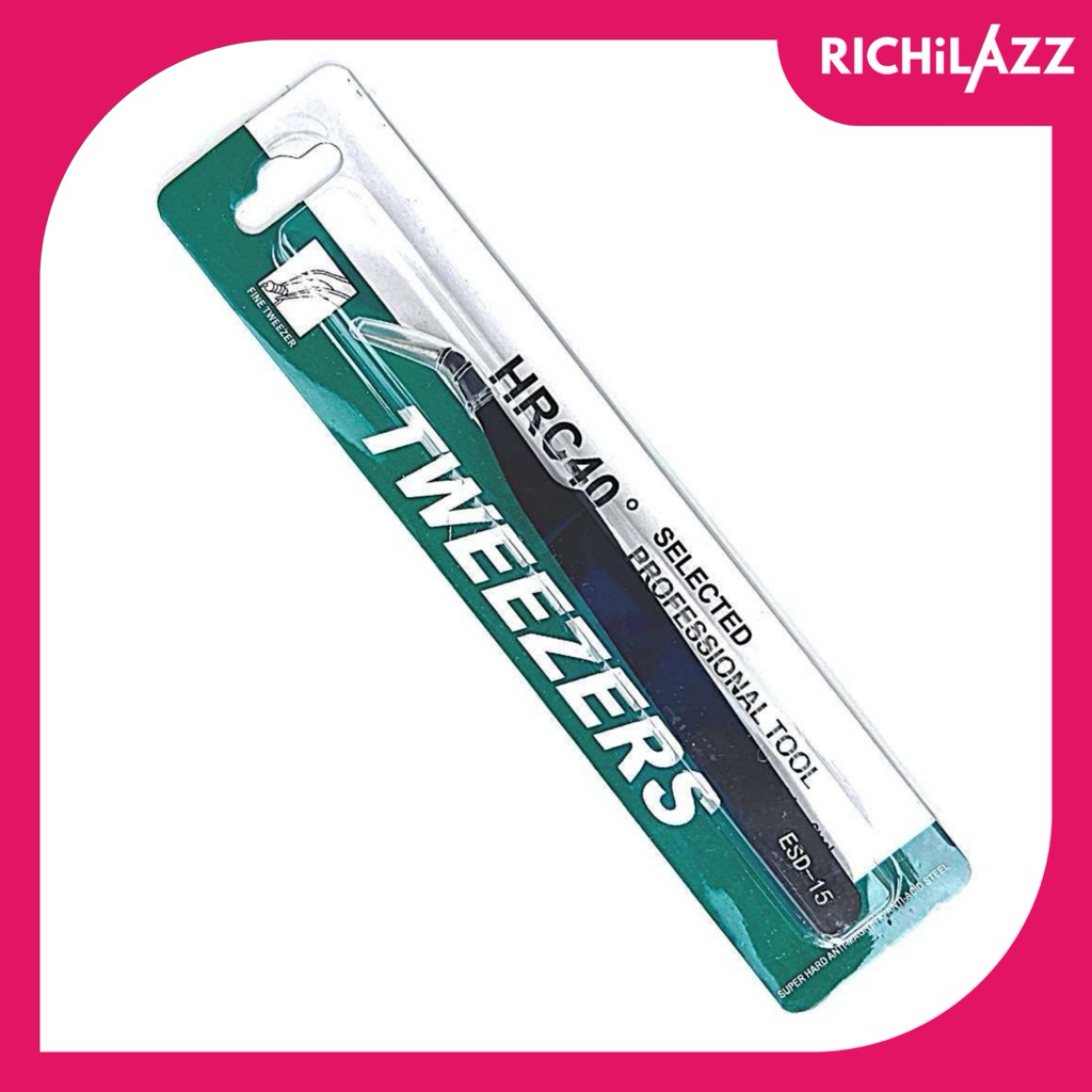 PINSET TWEZZERS PINSET EYELASH PINSET HITAM PINSET PENCABUT