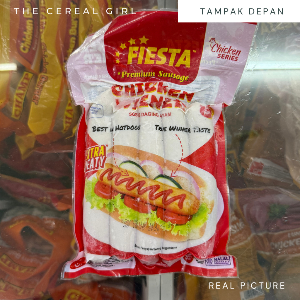 

[KONDISI BARU - 100% ORIGINAL] FIESTA Chicken Wiener 300gr - Sosis Daging Ayam