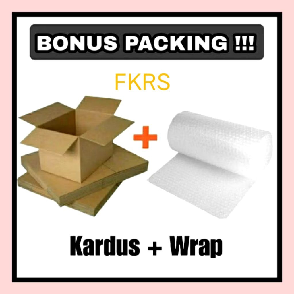 

packing tambahan biar aman di perjalanan kardus+bublewrap