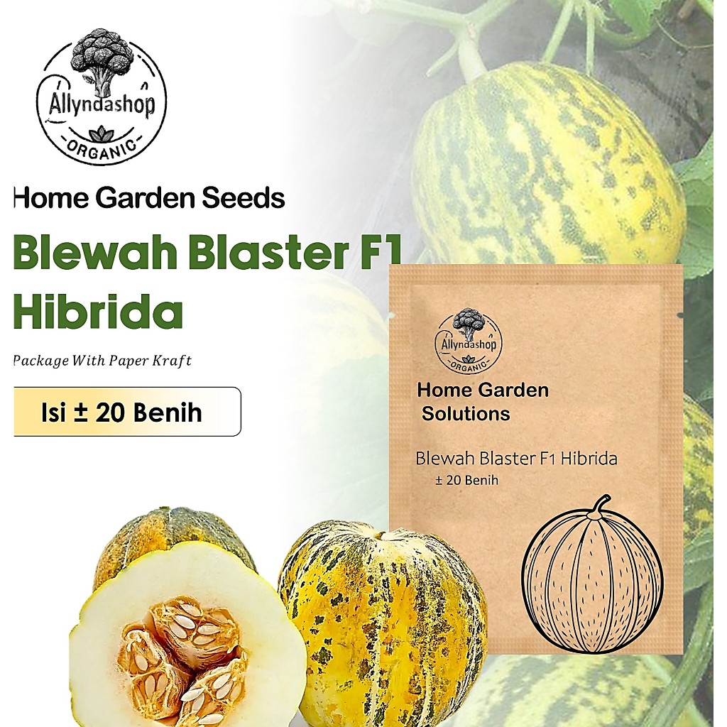 Bibit Benih Buah Blewah Blaster F1 Hibrida