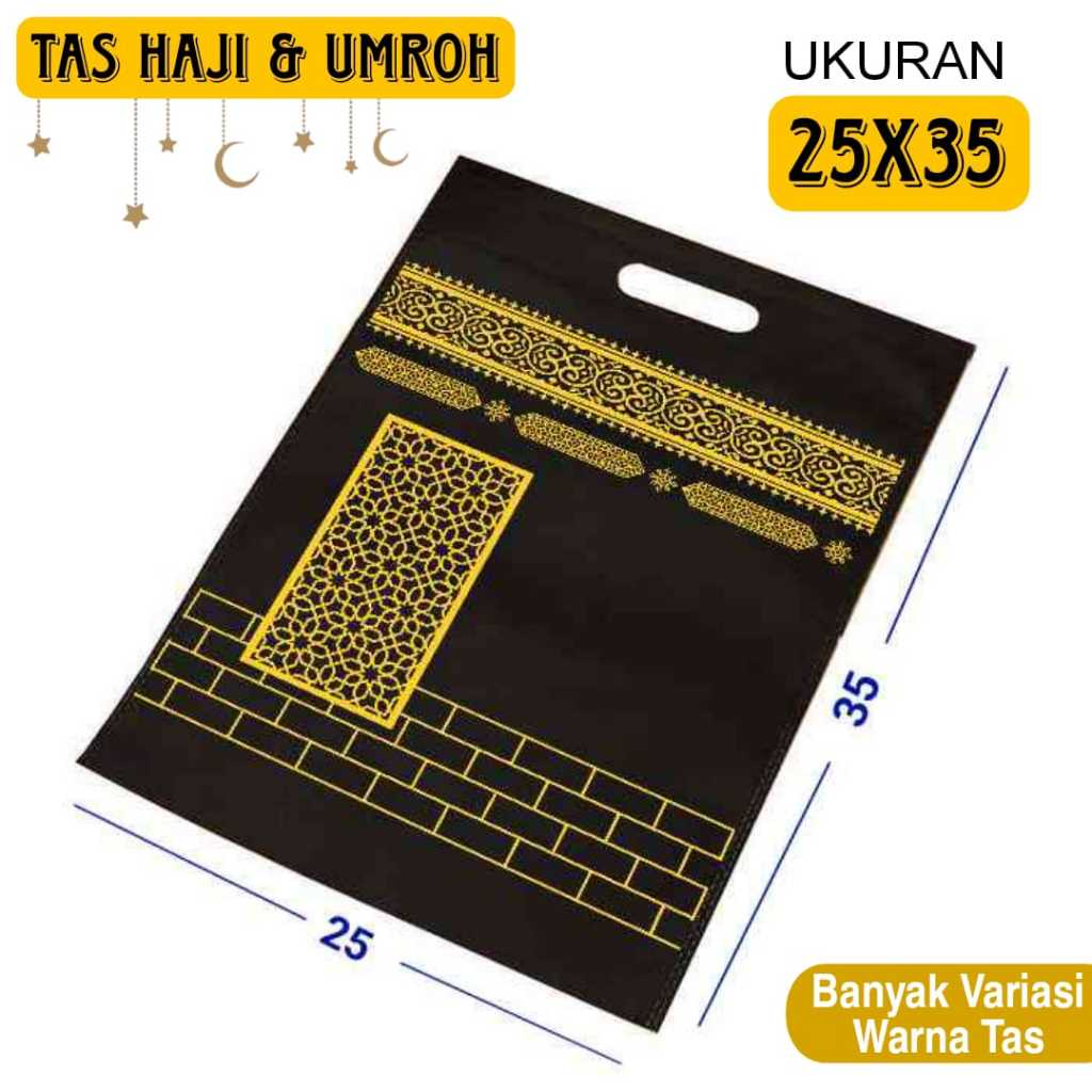 

( Harga Per Pcs) Tas Oval Souvenir Haji & Umroh Ukuran 25x35 (BISA REQUEST WARNA)