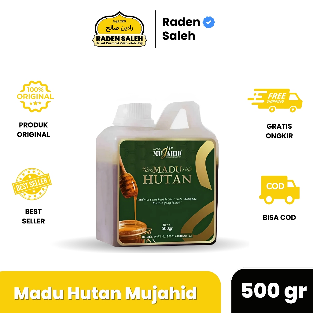 Madu Hutan Mujahid 500 gr | Madu Mujahid Asli