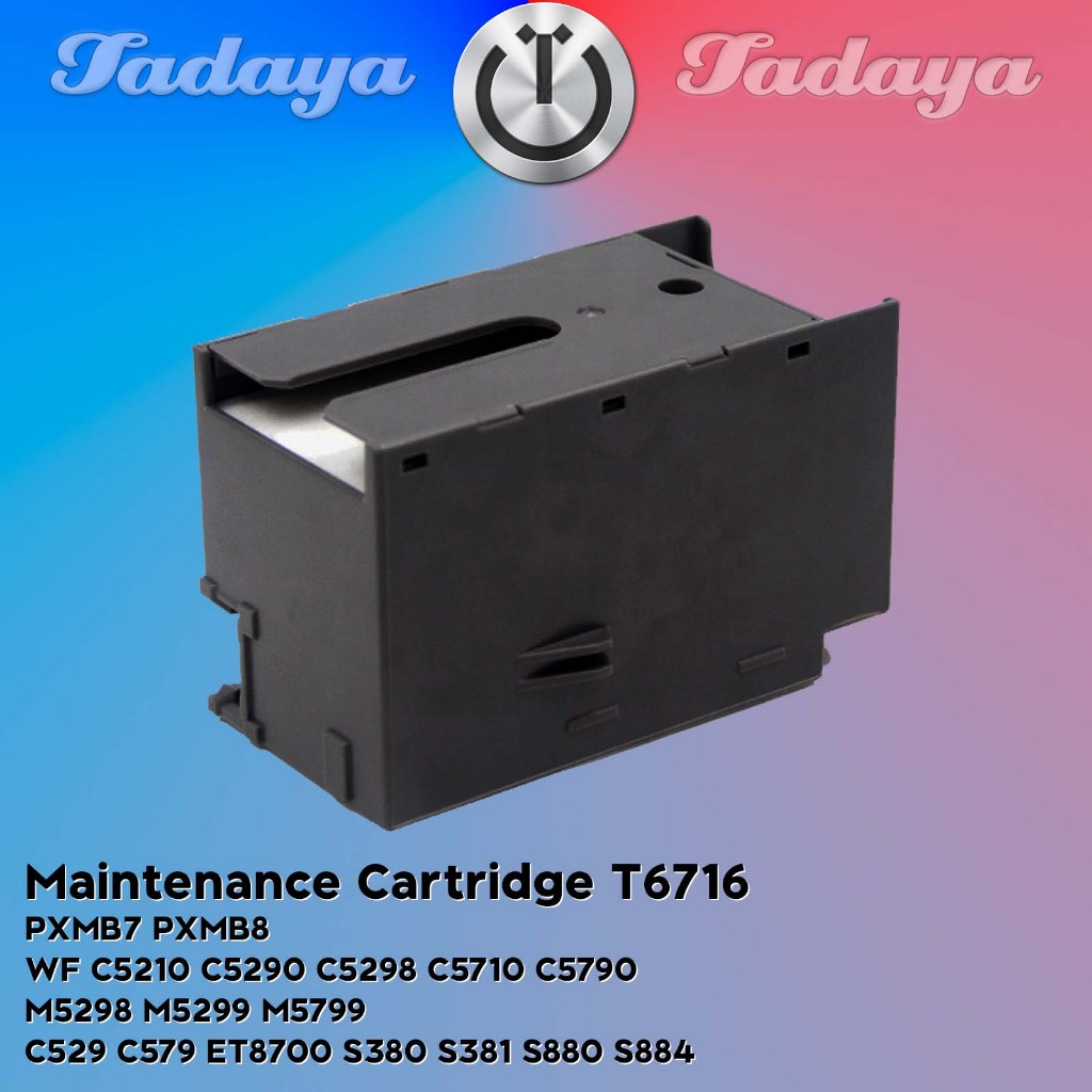 Maintenance Box T6716 PXMB8 6716 / T6715 PXMB7 6715 Cartridge Chip Reset Waste Ink Tank Sponge Busa 