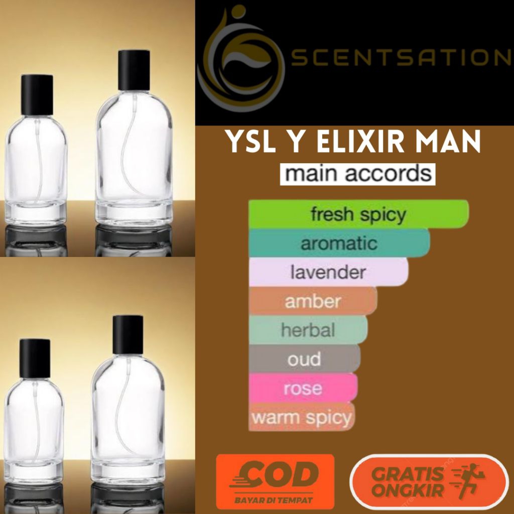 SCENTSATION - Parfume spray inspired by Y Elixir man edp parfum bibit essence spray grade A perfume 