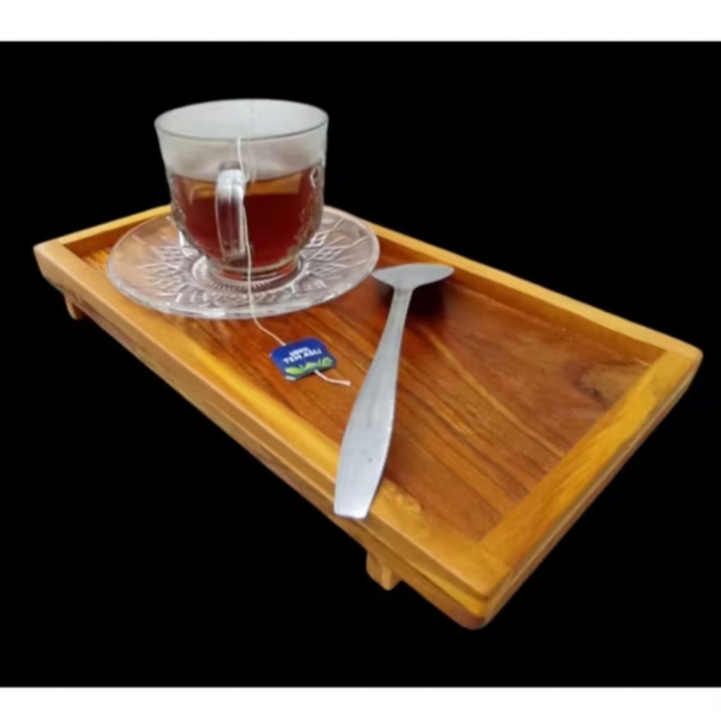 nampan kopi/teh.wedon serbaguna kayu jati jawa
