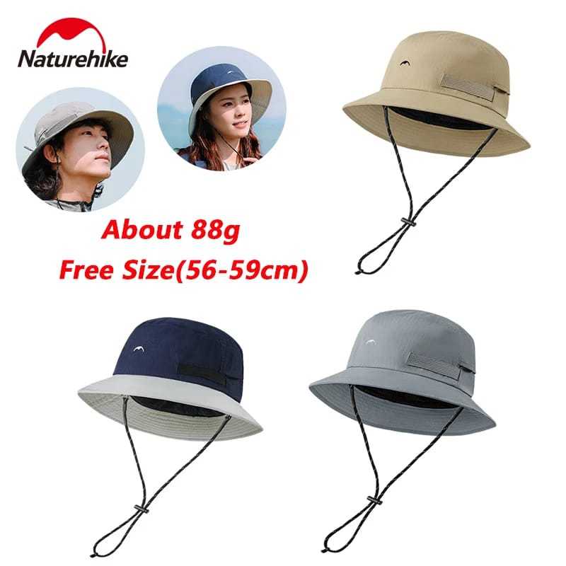 TOPI BUCKET OUTDOOR FISHERMAN HAT ANTI-UV NATUREHIKE CYY2551FS013