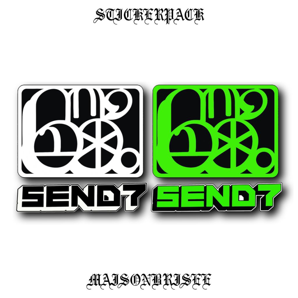 

STICKERPACK SEND7 - STICKER KALCER- GRAFFITY STICKER