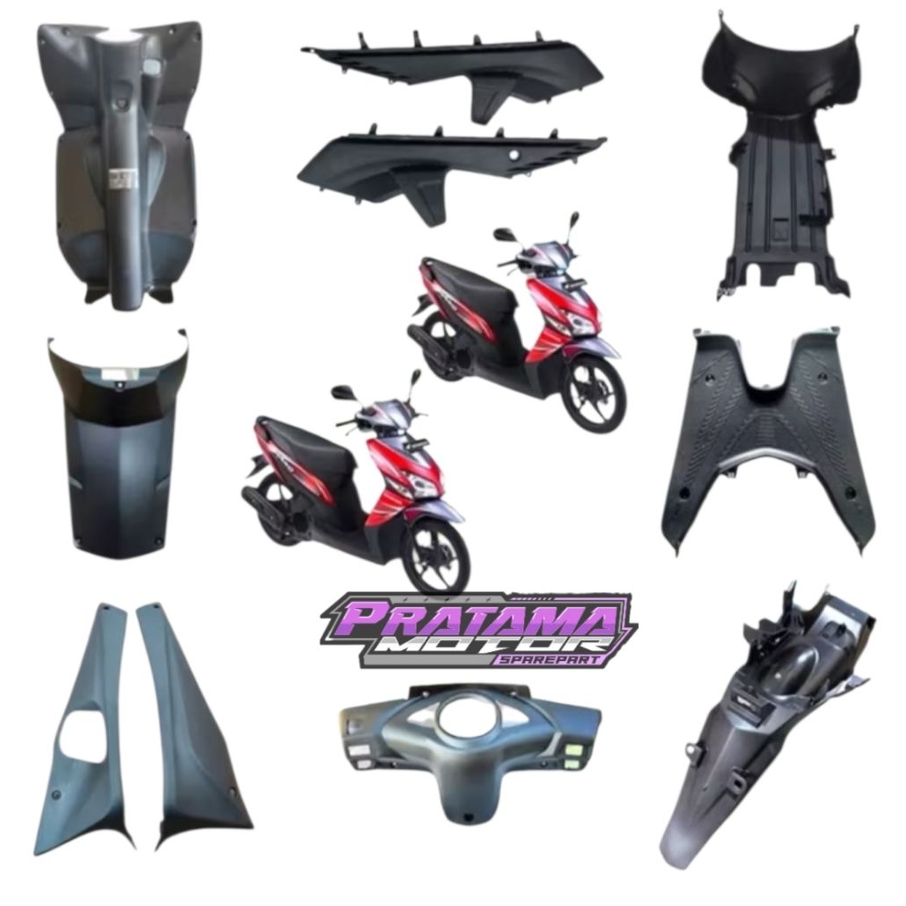 Satuan Full Body Kasar Vario 110 Karbu Old 2008-2012 |Paruh Dek Lumpur Vario 110 lama | Kepala Vario