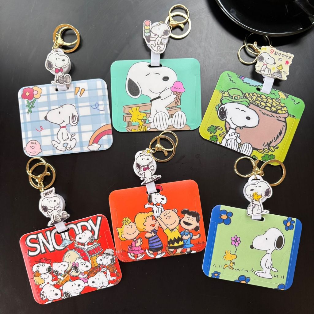 

Name Tag Yoyo | Id Card Holder Karakter | Card Holder Snoopy | Card Holder Totoro Gantungan kartu tap kereta bus