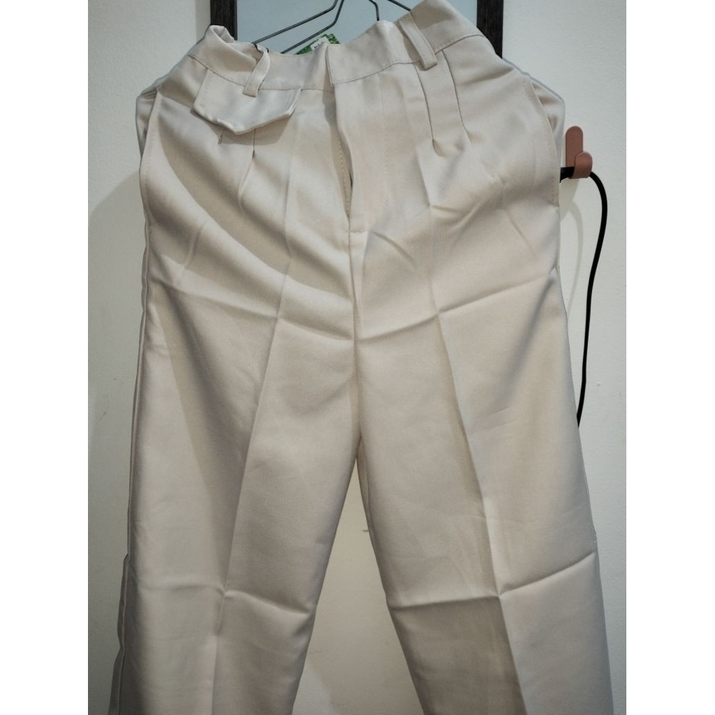 Oro Pants Loose Pants Beige