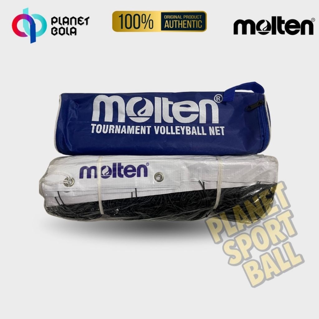 JARING NET VOLLY VOLI Molten ORIGINAL Net Volley Dewasa Sling Baja Berkualitas Harga Termurah