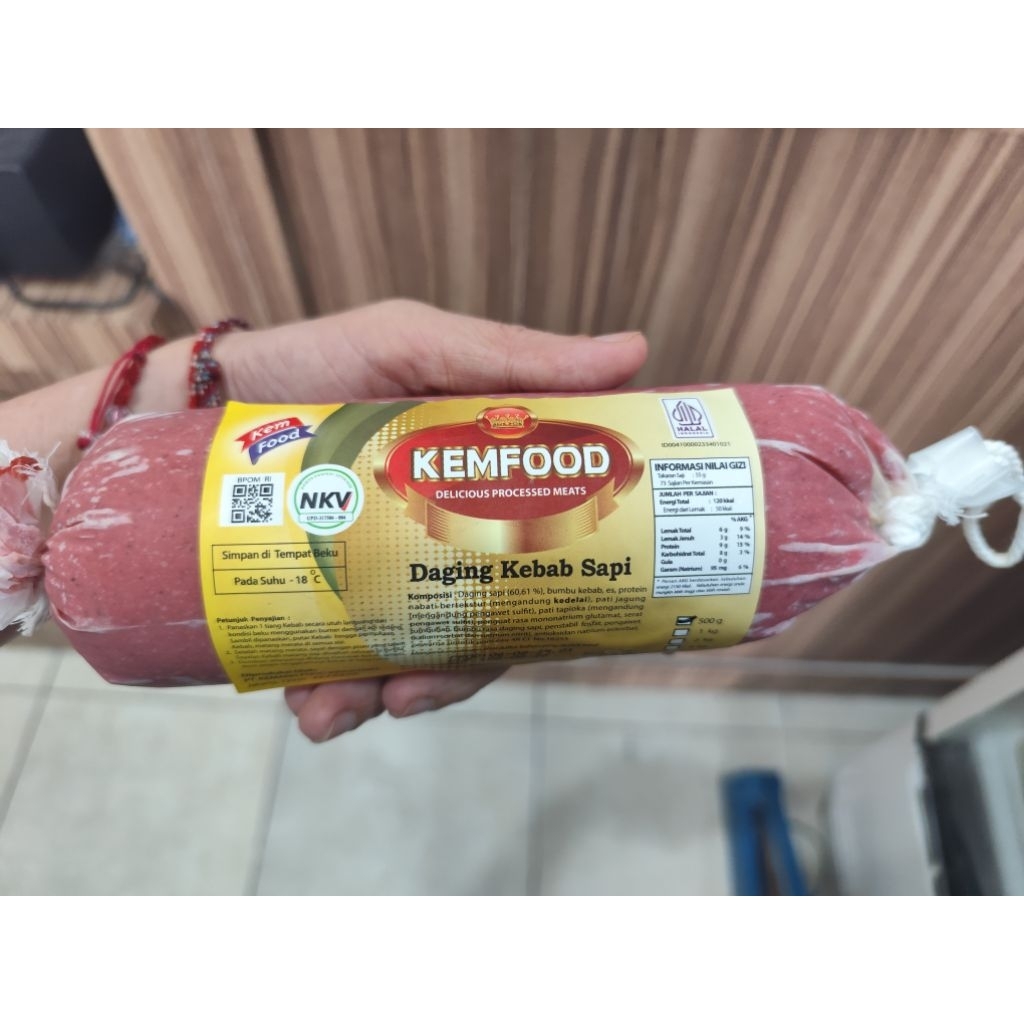 

Daging Kebab Sapi Kemfood 500gr