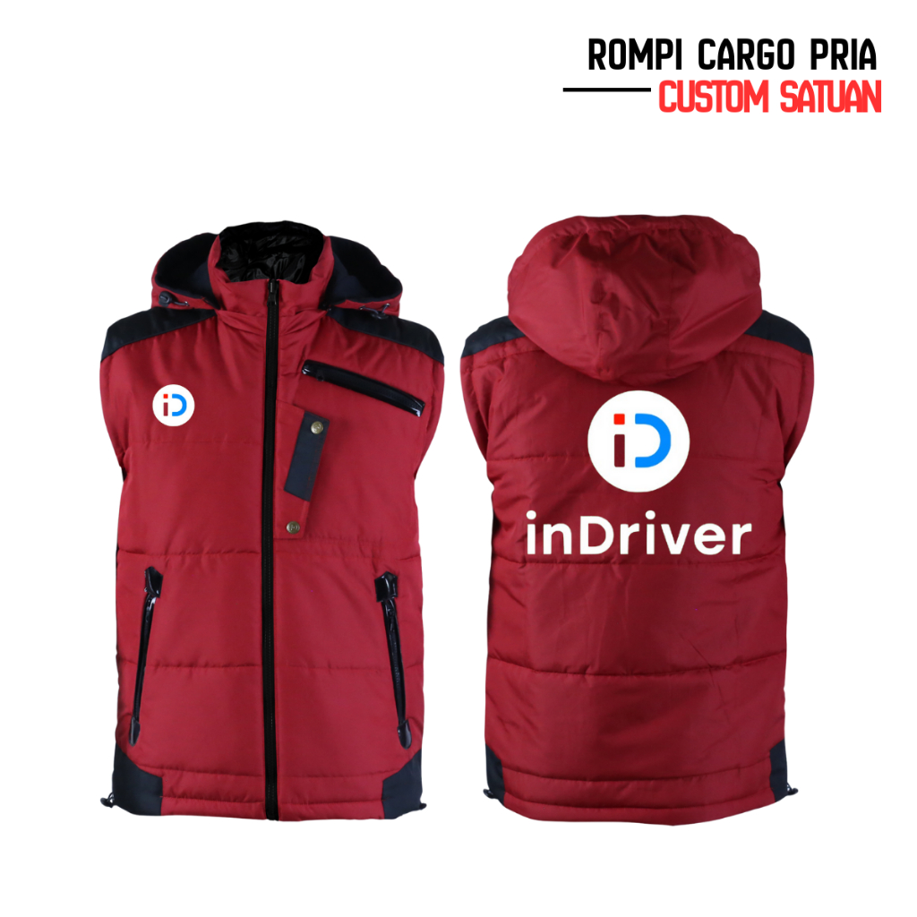 Rompi Indriver Premium Rompi Driver Custom Rompi Ojek Online Indriver