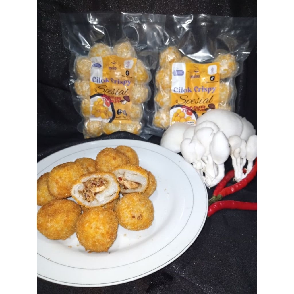 

Maino Cilok Crispy Isi 20 (isi ayam suwir pedas, bakso mercon,sosis pedas manis dan keju)