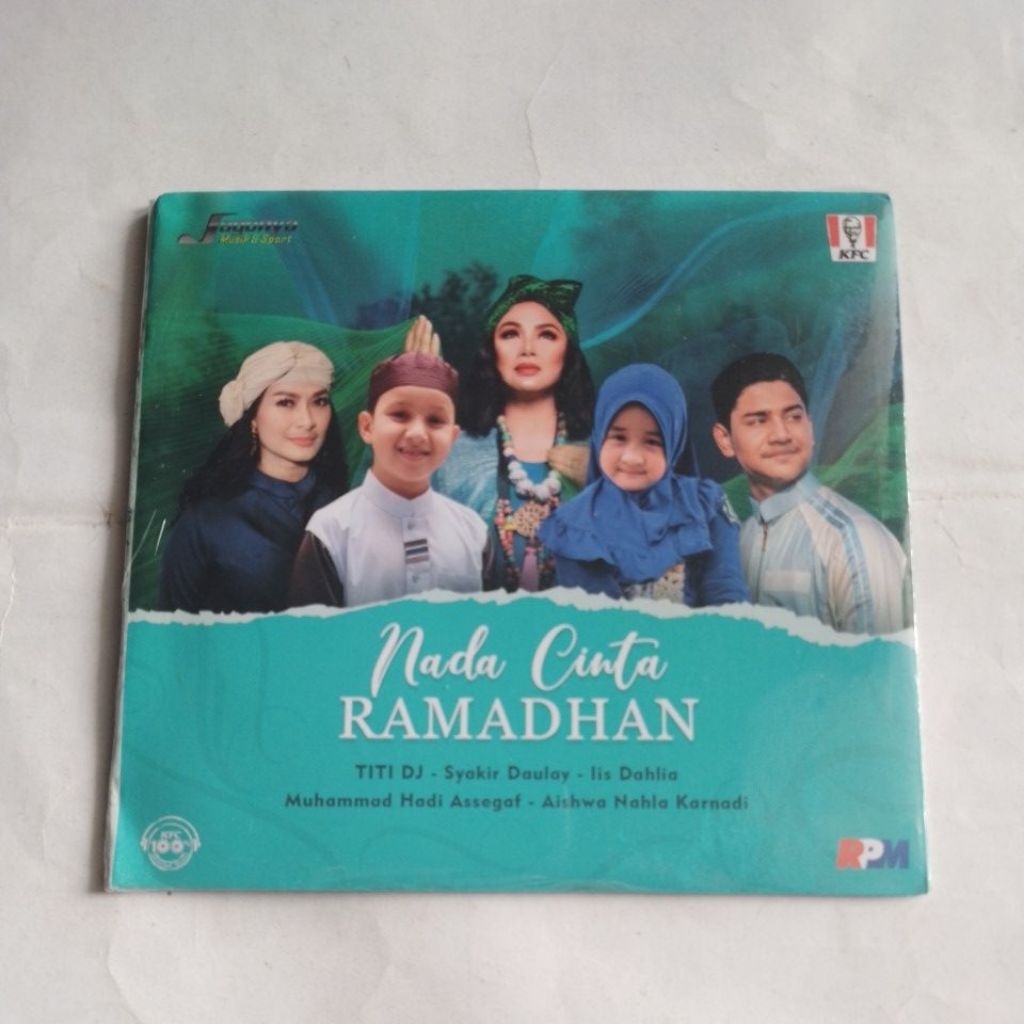 kaset cd audio lagu nada cinta ramadhan titi dj,iis dahlia, syakir daulay, Muhammad hadi assegaf,ais
