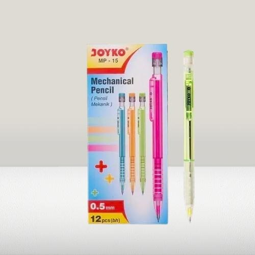 

3 Pcs Pensil mekanik joyko MP-15 0.5mm