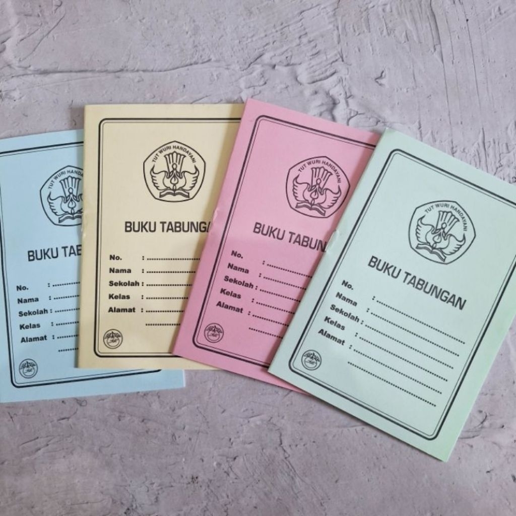 

BUKU TABUNGAN/ BUKU TABUNGAN ANAK SEKOLAH ECER PER 3 PCS 6PCS 10 PCS