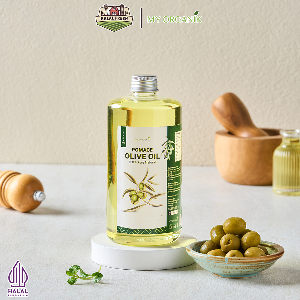 

My Organik Minyak Zaitun Pomace Olive Oil 500ml Minyak Zaitun Untuk Masak Cooking Oil