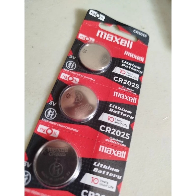 Baterai Maxell CR2025 Original Batre CR 2025