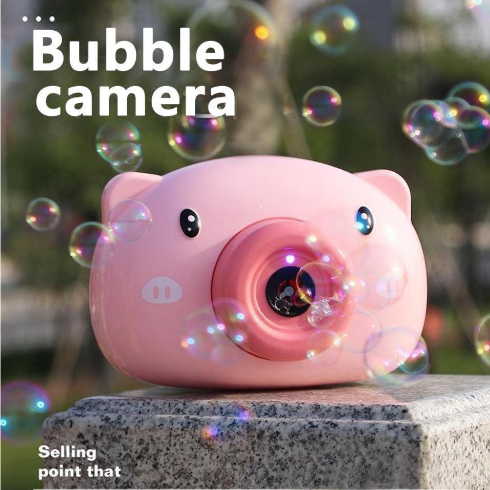 Mainan Anak Kamera Balon Gelembung Bubble Camera elektrik kamera gelembung music