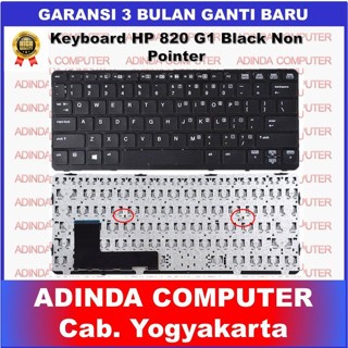 Keyboard Hp EliteBook 820-G1 820 G1 820-G2 820 G2 720-G1 Black No Pointer