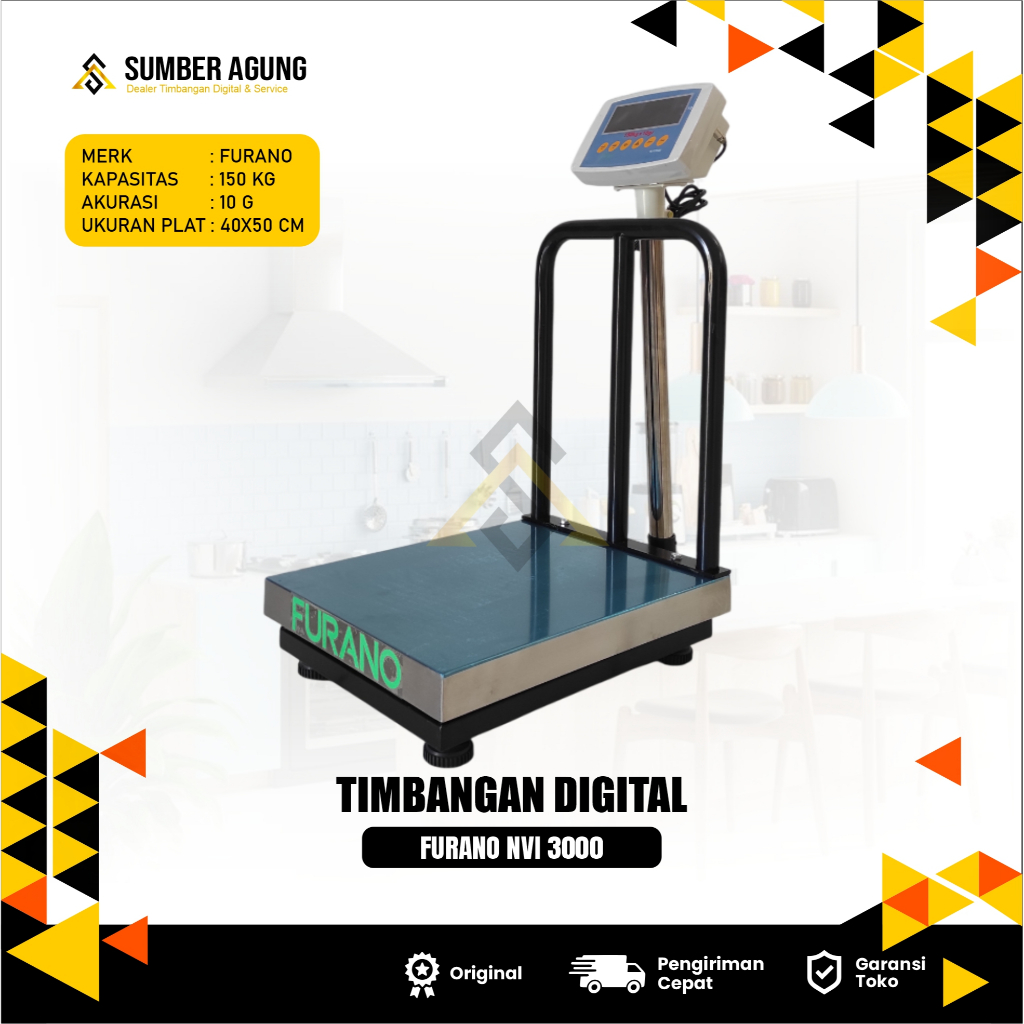TIMBANGAN BARANG DIGITAL FURANO NVI 3000