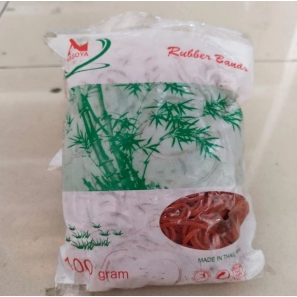 

Karet Gelang Merah Cap NAGOYA 100 GRAM