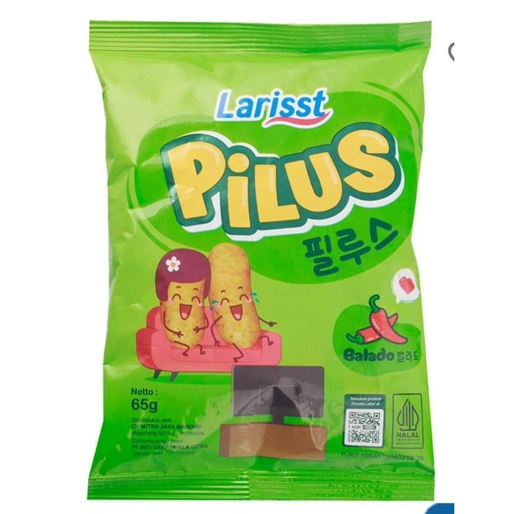 

Larisst snack Pilus Balado Camilan 65g