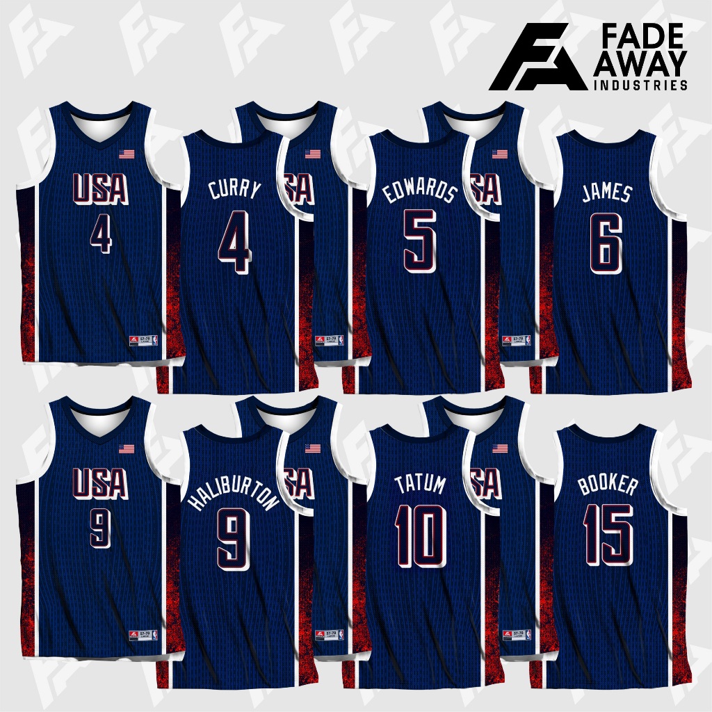 JERSEY BASKET USA 2024 NAVY
