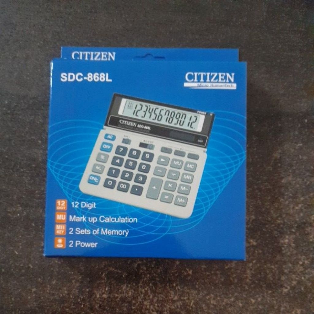 

Kalkulator Citizen SDC 868L