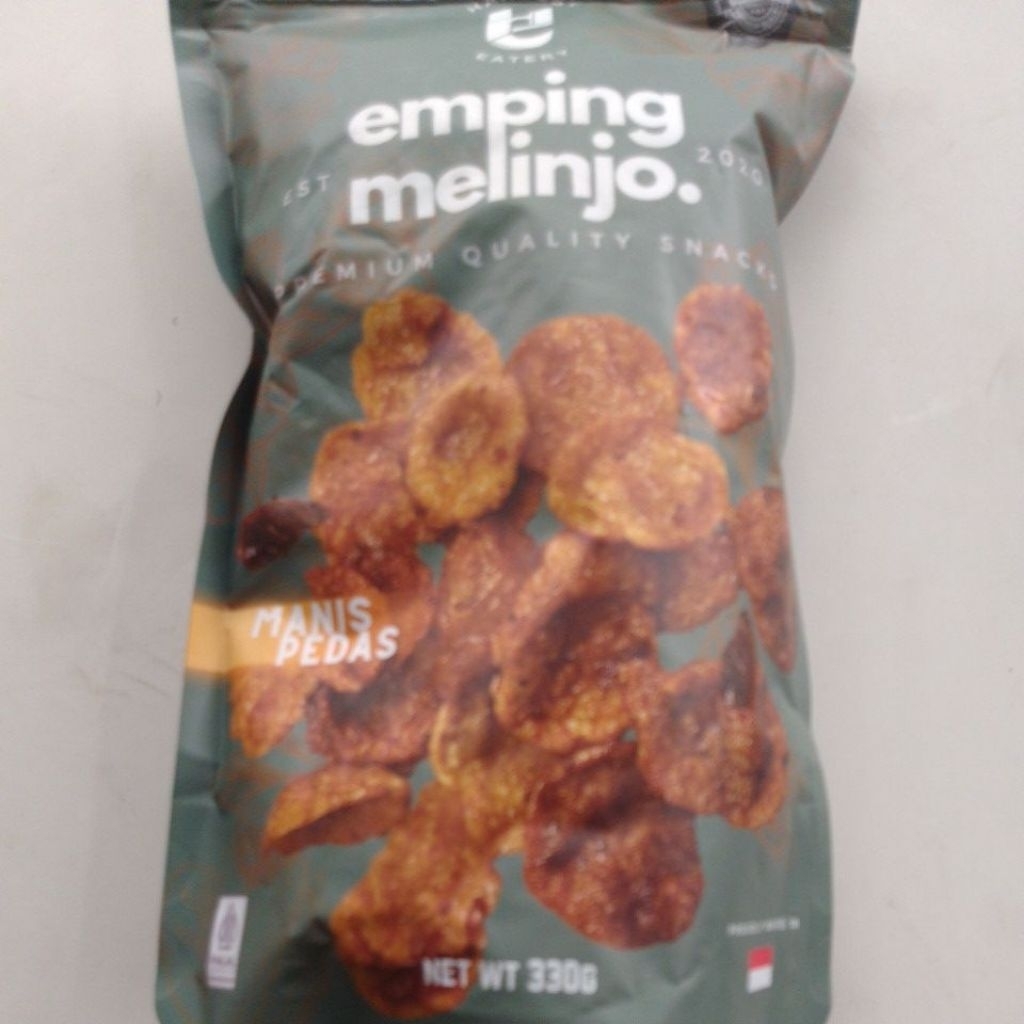 

Emping Melinjo Harvest eatery pedas manis 330gr