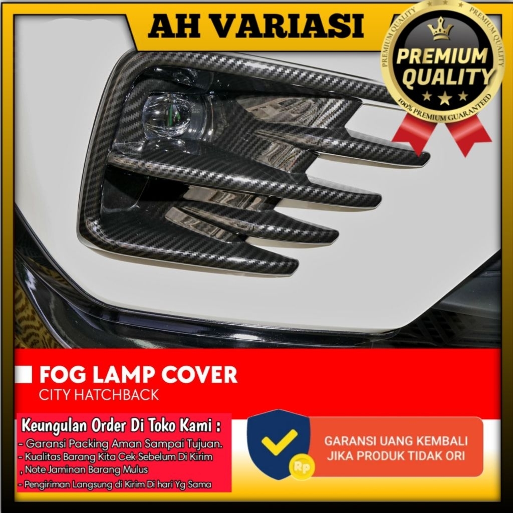 City Hatchback - Foglamp Fog Lamp Cover All New City Hatchback Carbon Otoproject