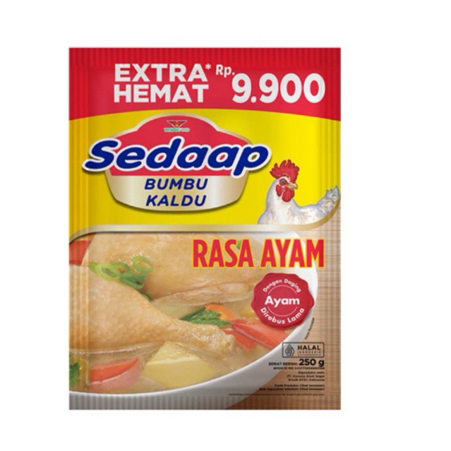 

sedaap bumbu kaldo rasa ayam / sapi 250gr PROMO MURAH