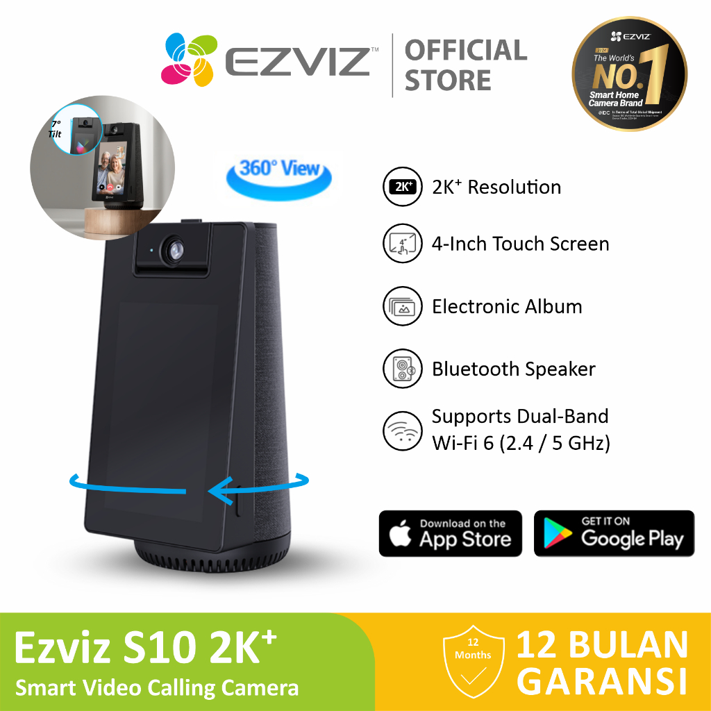 Ezviz S10 4MP 2k+ Smart Home Video Calling Camera