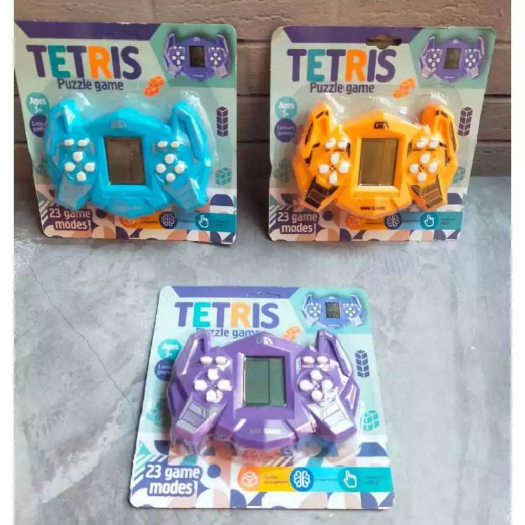 Mainan Gamebot Pesawat Game Boy Tetris Puzzle Game Gimbot - [MRH3]
