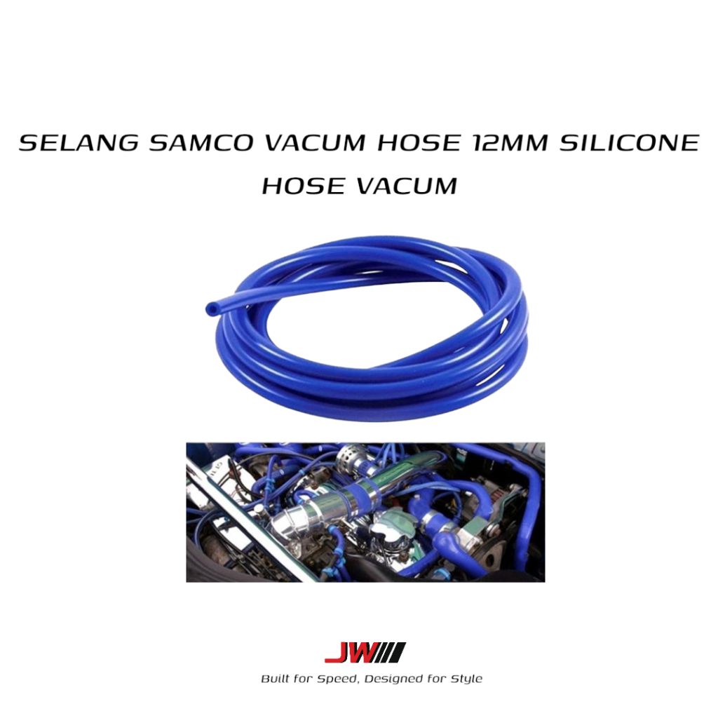 SELANG SAMCO VACUM HOSE 12MM SILICONE HOSE VACUM