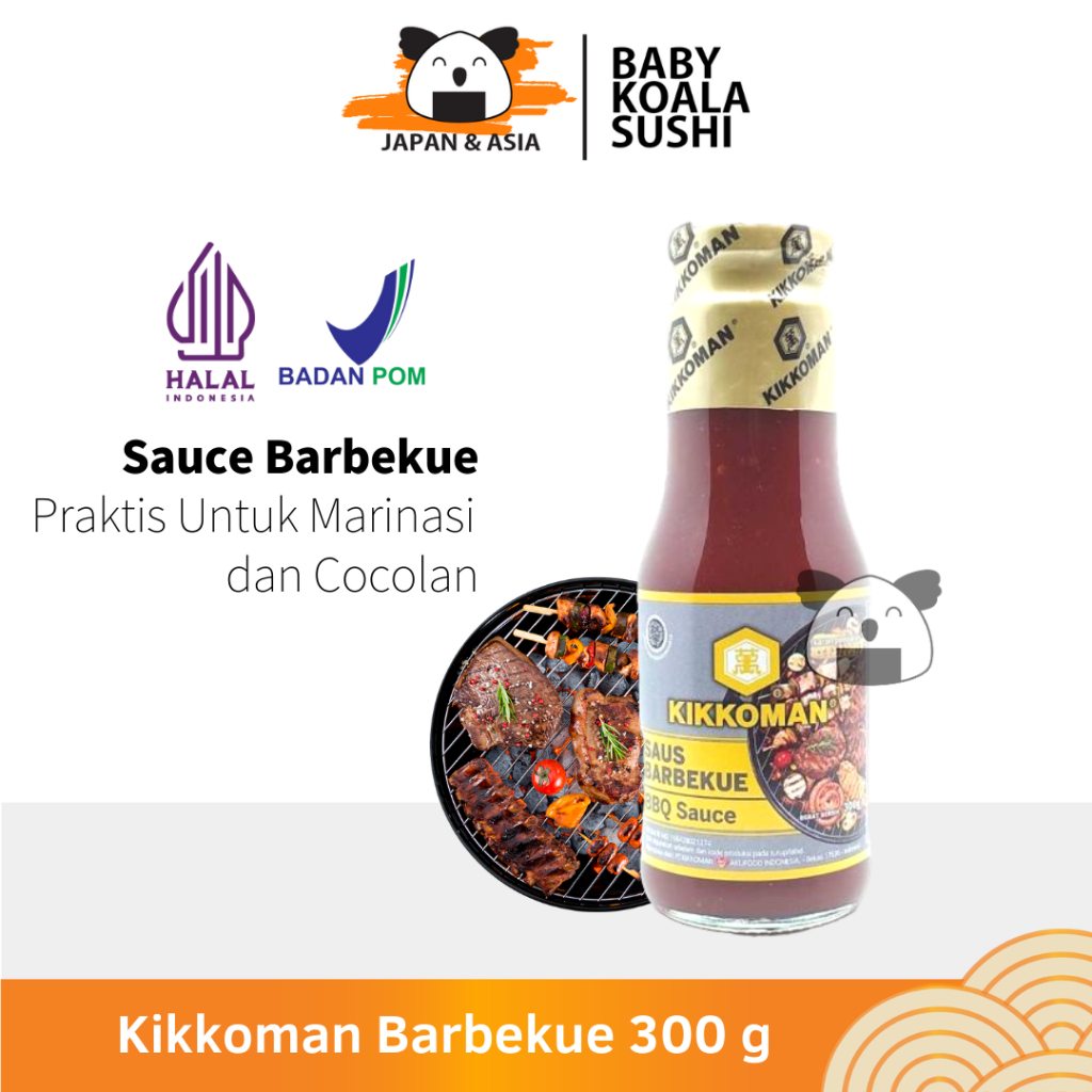 

KIKKOMAN Honey BBQ Sauce 300 g Halal