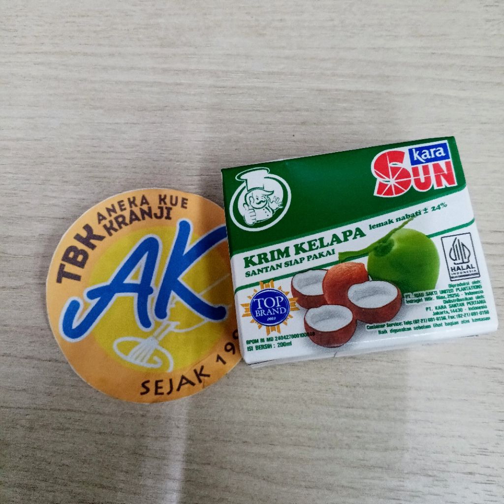 

Santan Kara Kelapa siap Pakai 200ml