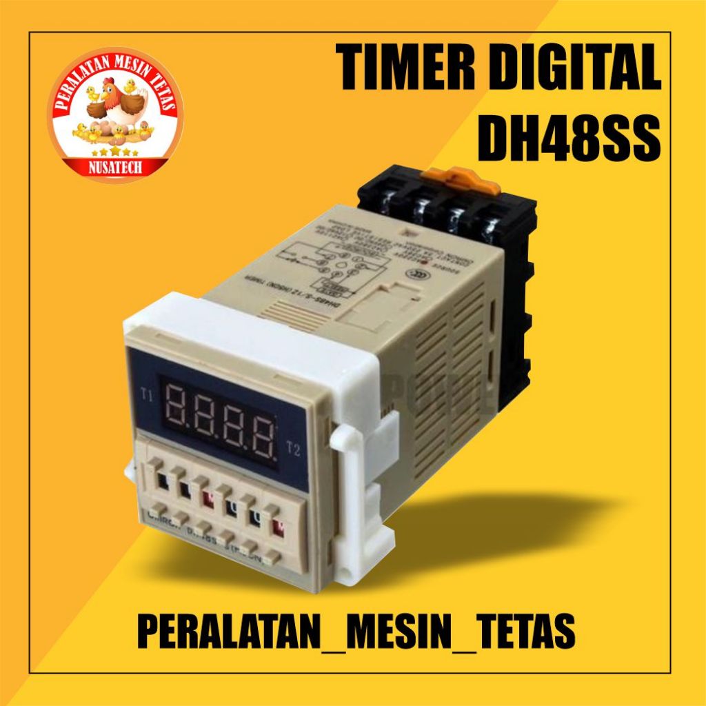 DH48S-S OMRON Time Relay Delay Digital Mesin Tetas
