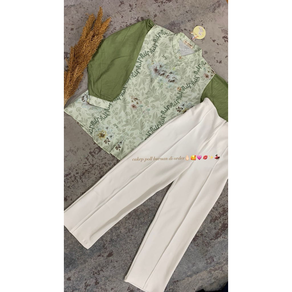 satu set atasan wanita & celana