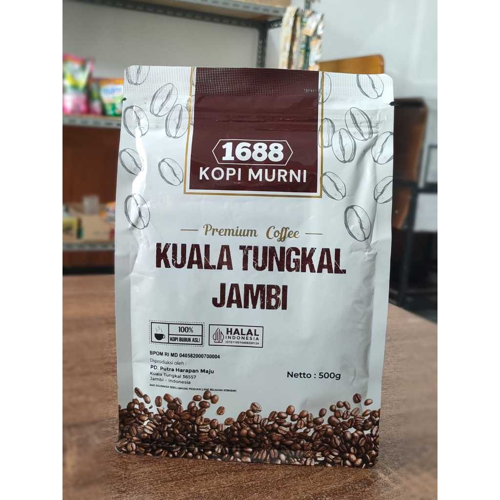 

Kopi Bubuk 1688 Khas Tungkal 500gr
