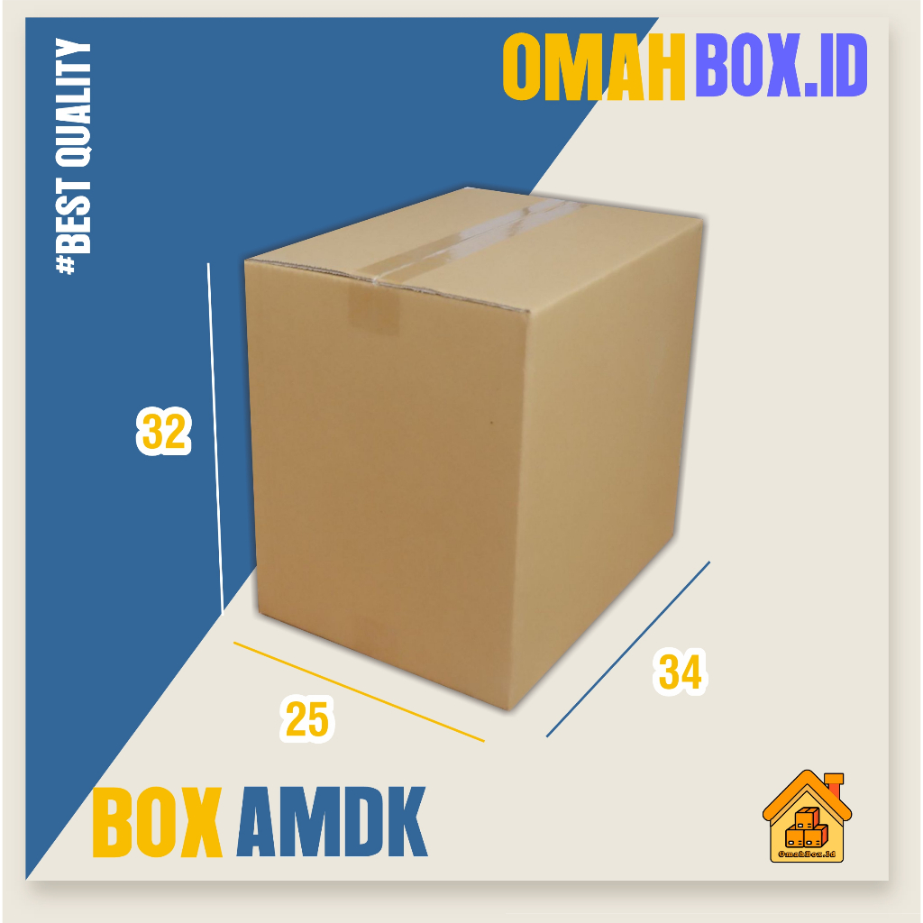 

Kardus box amdk coklat 1500ml | 34x25x32 cm box air minum kemasan mineral / sembako