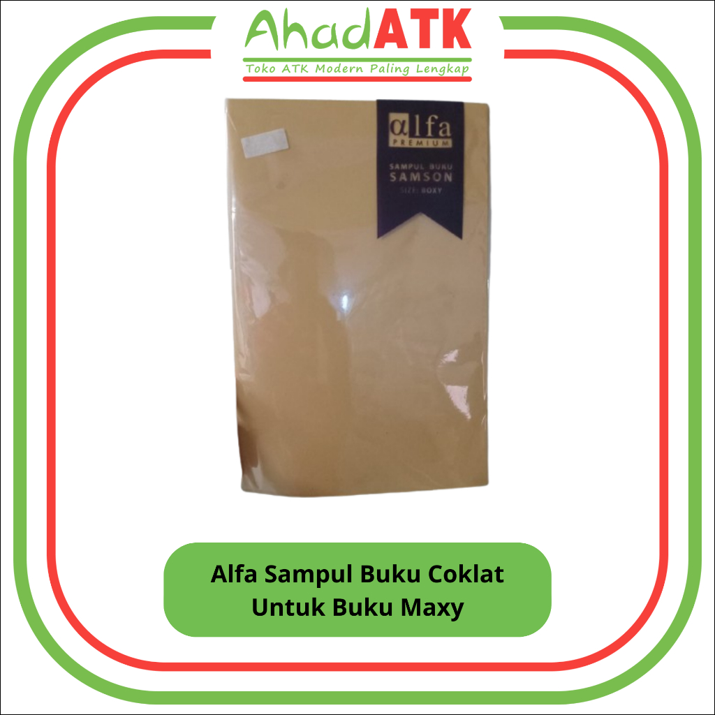 

ALFA SAMPUL BUKU BOXY POLOS ISI 20 LEMBAR UNTUK BUKU CAMPUS B5 (MAXY) | SAMPUL BUKU CAMPUS B5 COKLAT POLOS