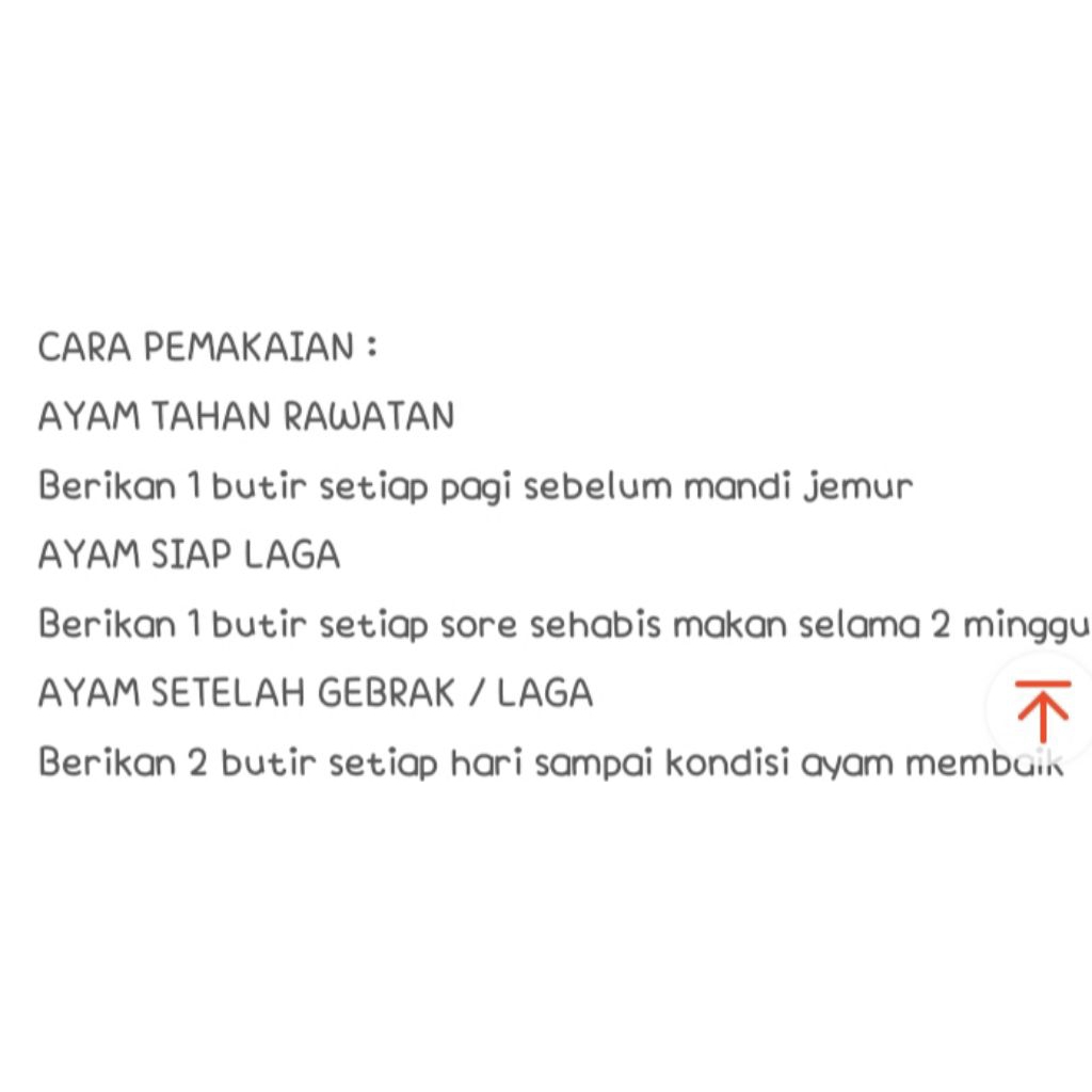 

JAMU AYAM LAGA INSTAN (OLAH SENDRI)