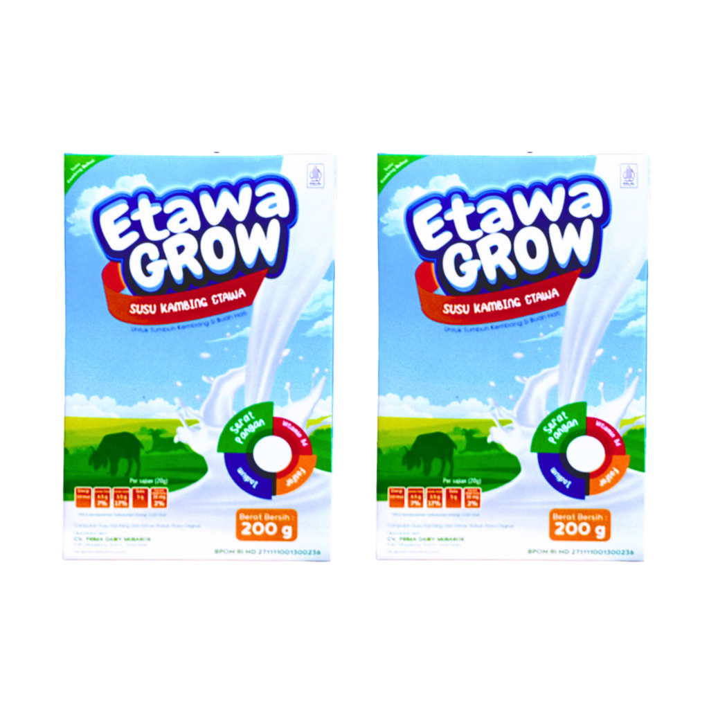

2 BOX Susu Kambing Etawa Grow Tumbuh Kembang Anak 200g asli 100%