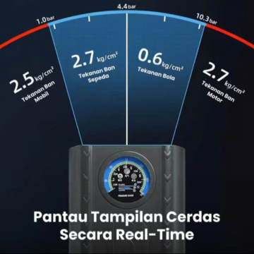 BIG SALE Pompa Ban Elektrik Portable Motor & Mobil & Sepeda & Bola Digital USB