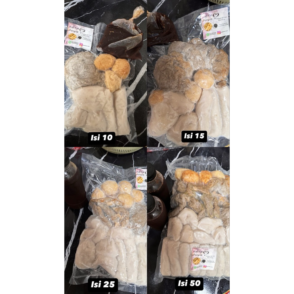 

Pempek Asli Palembang - Paket Hemat (Kok Kok Pempek )