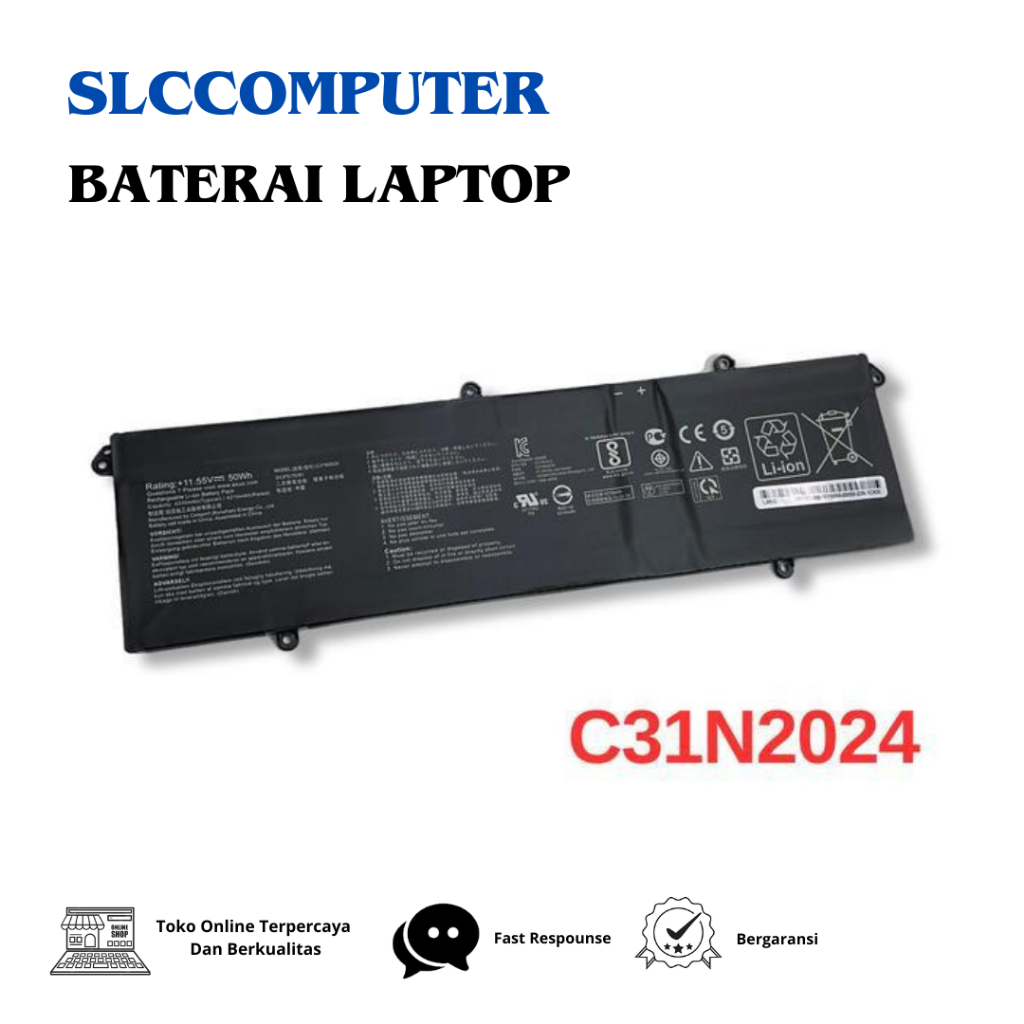 Baterai As/us Vivobook E1504GA Replacement Laptop Battery C31N2024